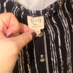 205 Collins Black and White Women's Jumpsuit